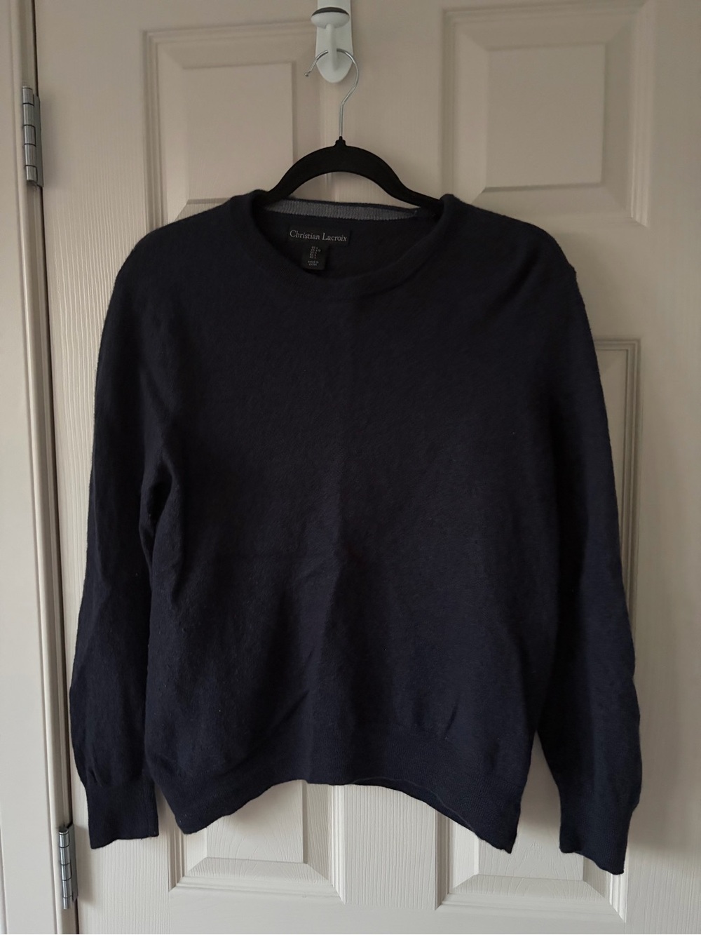 🐢 CHRISTIAN LACROIX - Large Sweater - Fits Womens M/L - Navy
